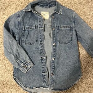 Abercrombie & Fitch Kids Blue Denim Jacket